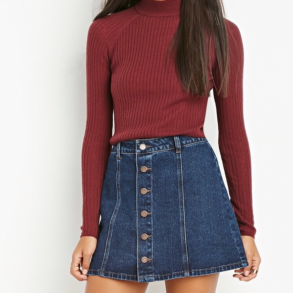 Forever 21 Dresses & Skirts - Forever 21 Denim Skirt